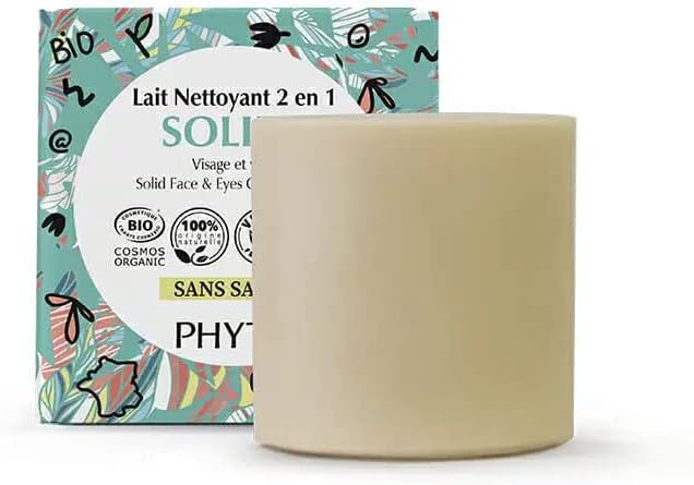 Phyt's Lait Nettoyant 2en1 Solide Visage & Yeux Bio 48 ml