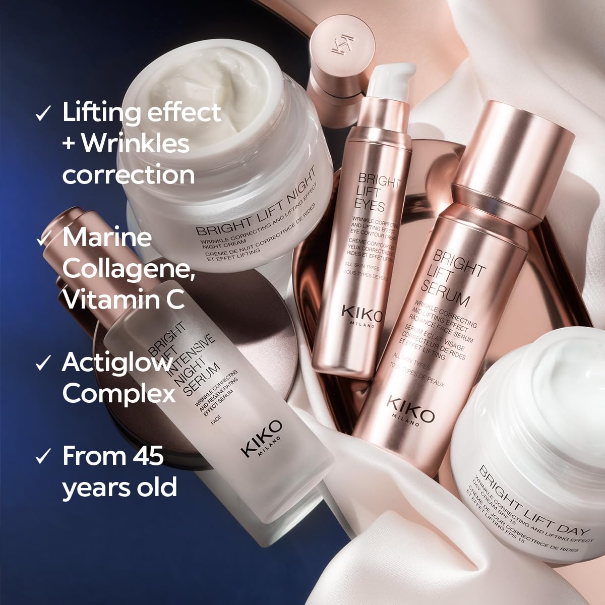 KIKO Milano Bright Lift Eyes | Contour Des Yeux Lifting Au Collagène Marin