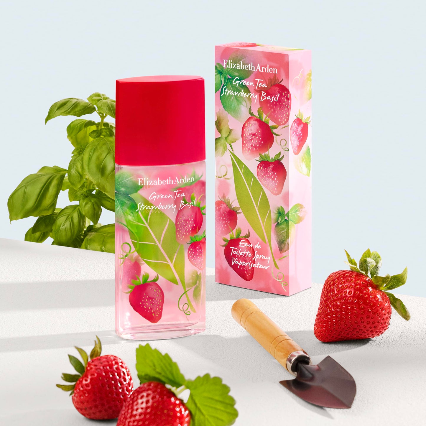 Elizabeth Arden – Parfum Femme Green Tea Strawberry Basil, Eau de Toilette Femme Fraîche et Fruité avec Notes de Fraise, Basilic et Thé Vert, Parfum Longue Tenue au Sillage Léger et Revigorant