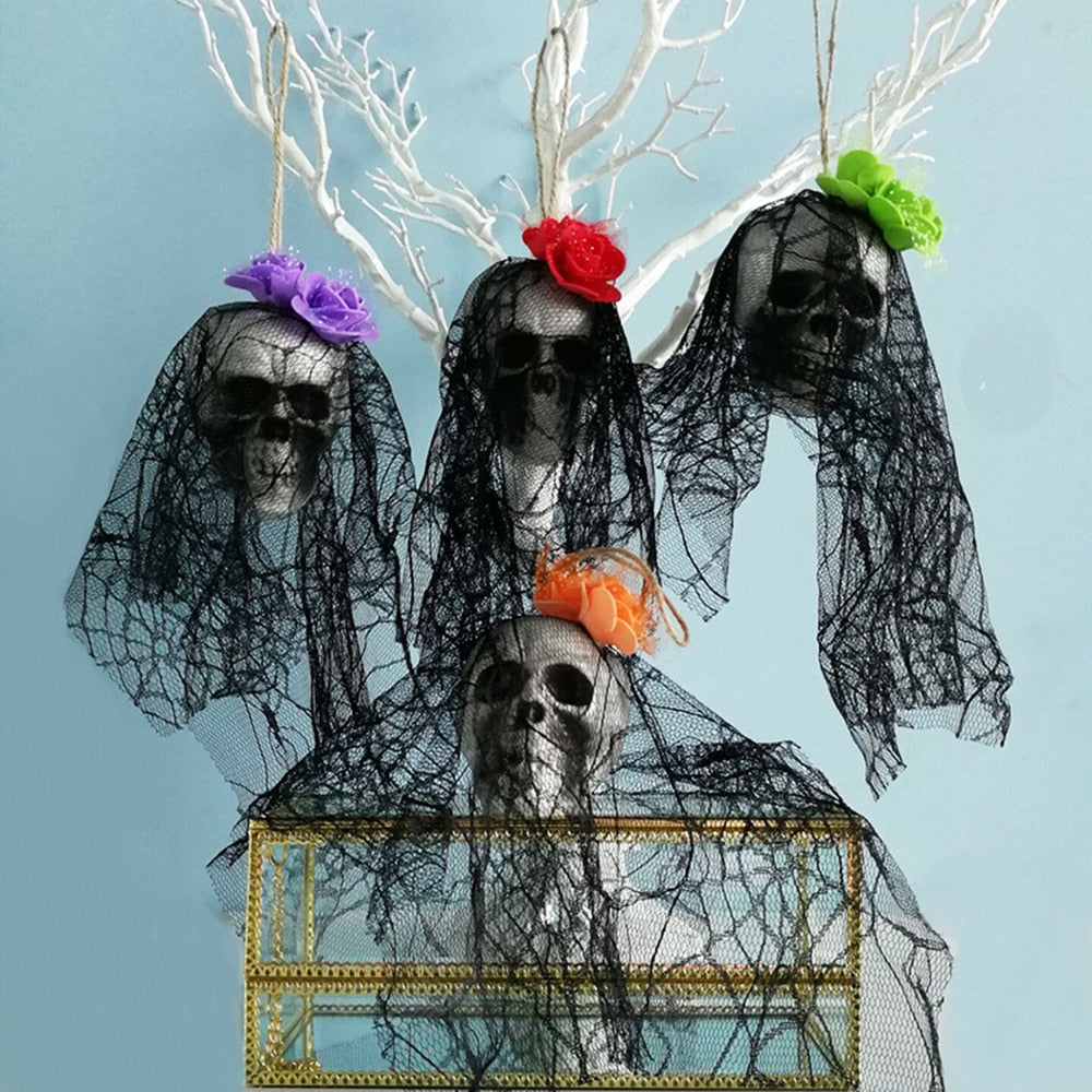 THEMEASHOP™- Halloween Scary Hanging Decor Pirates Corpse Skull Haunted House Bar Home Garden Decor Halloween Props Party Supplies Horror