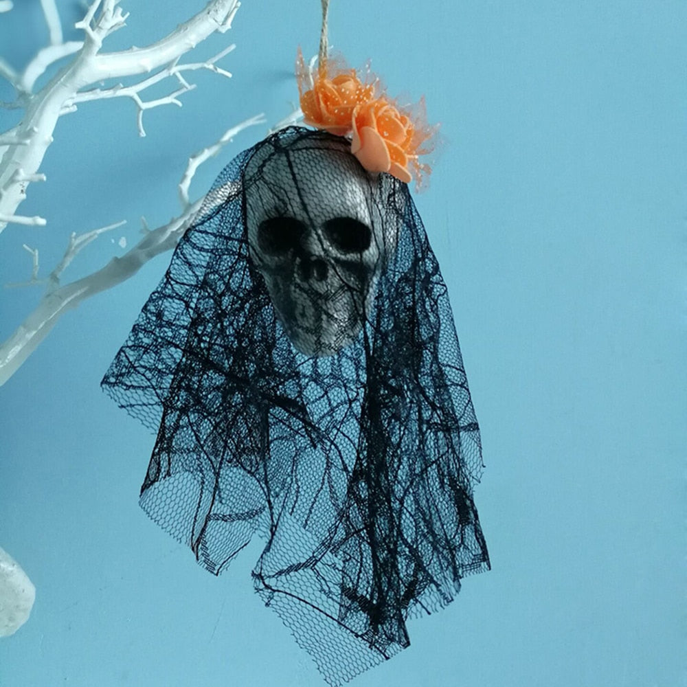 THEMEASHOP™- Halloween Scary Hanging Decor Pirates Corpse Skull Haunted House Bar Home Garden Decor Halloween Props Party Supplies Horror