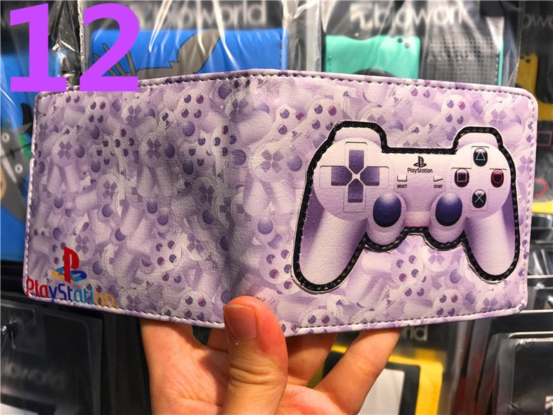 Portefeuille PS4, portefeuille manette de jeu PlayStation, modèle court