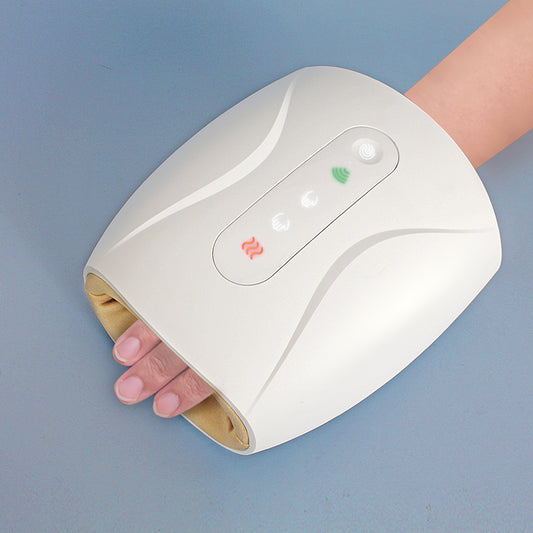 THEMEASHOP™ ÉPICERIE- Appareil de massage électrique pour les mains, paumes et doigts, points d'acupuncture, sans fil, avec pression d'air et compression thermique, pour la beauté des femmes.