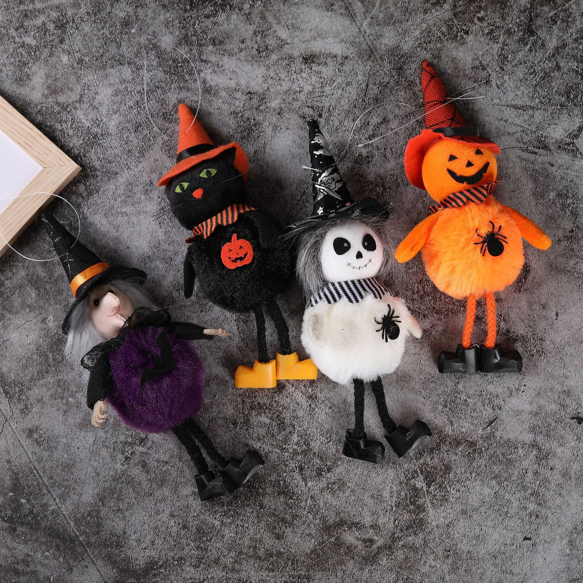 THEMEASHOP™- Halloween Pendant Ghost Festival Bar Pumpkin Witch Pendant Broom Ghost House Decoration Props