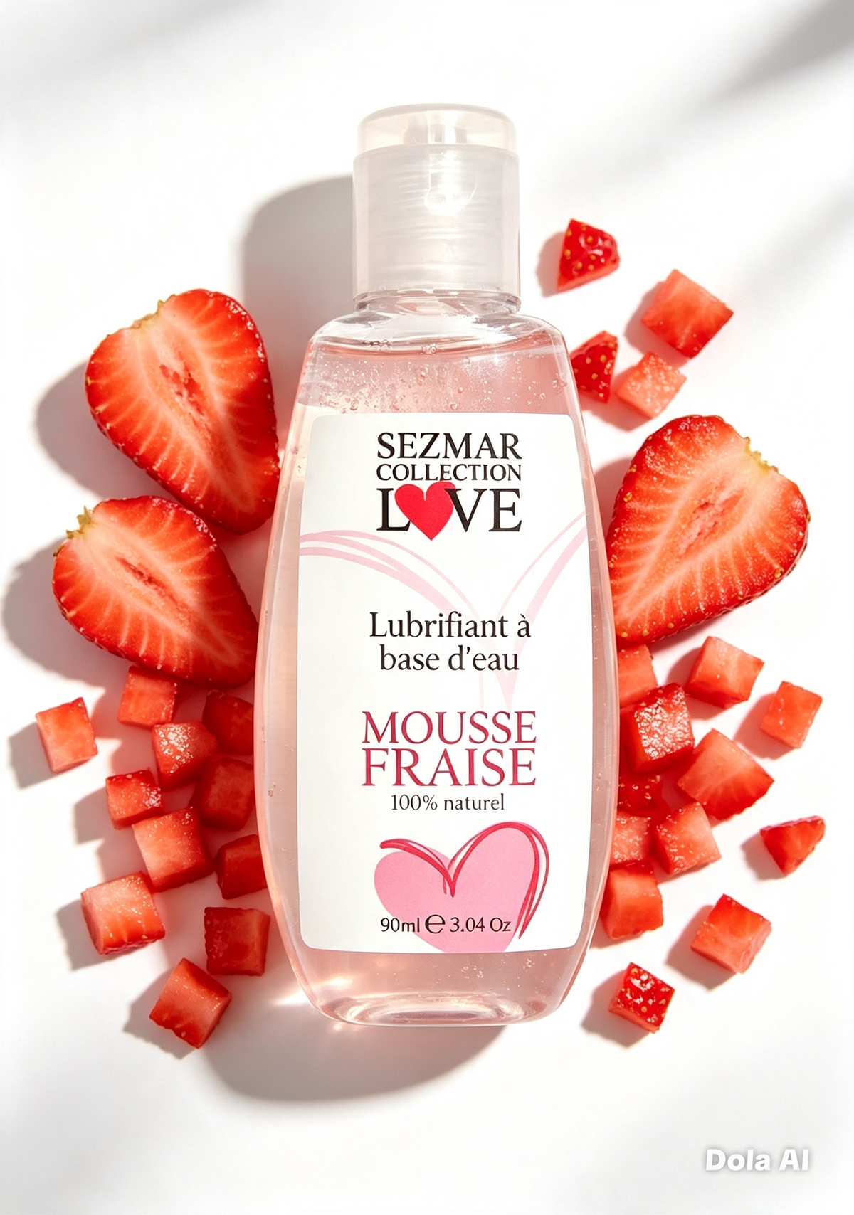 TACTILE™ -  Mousse fraise Produit confort 100% Naturel