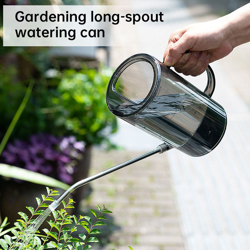ESTHEMEA HOME- Arrosoir de jardin neuf de 1,5 L, arrosoir amovible de grande capacité, en acier inoxydable avec long bec verseur, accessoires de jardinage pour la maison.