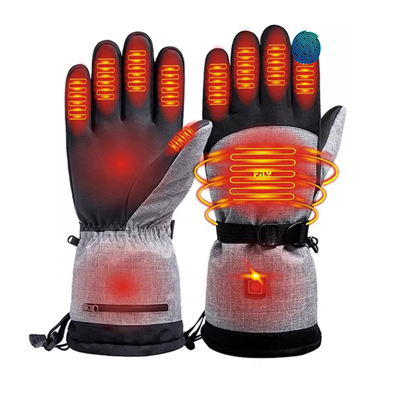 THEMEASHOP™  HOMME - Gants chauffants intelligents à contrôle de température, rechargeables par USB, pour le ski et le cyclisme en extérieur.