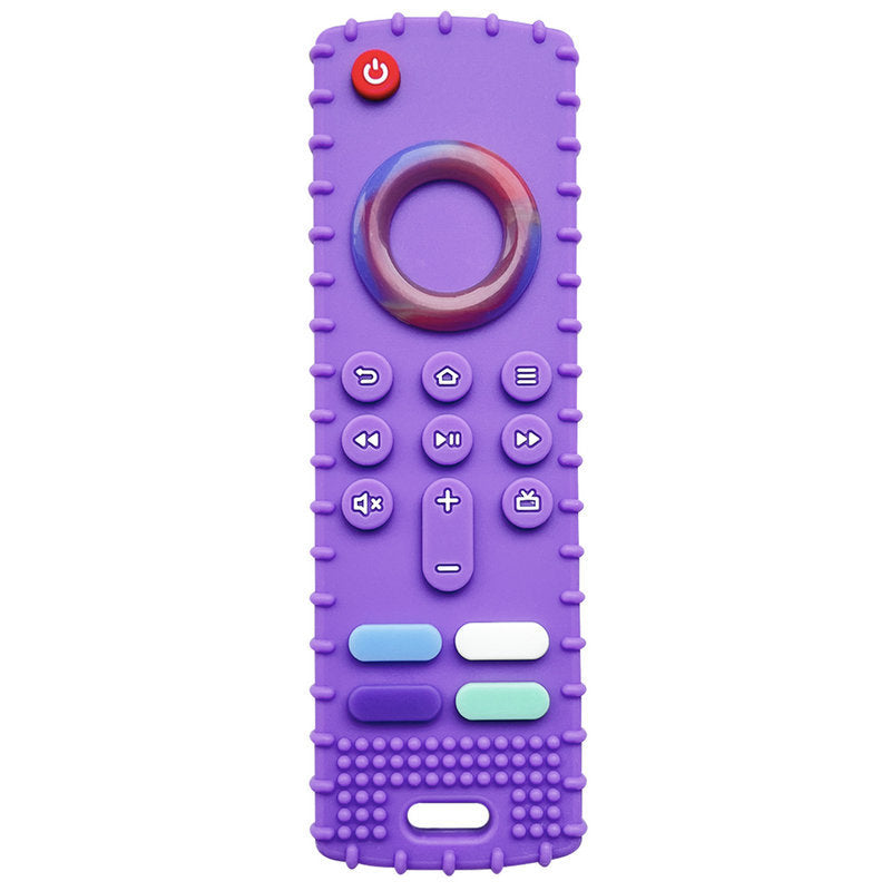 THEMEASHOP™ ENFANT-  bâtonnet de massage dentaire pour bébé avec télécommande, gel dentaire en silicone anti-aliments et barre de massage des mains.