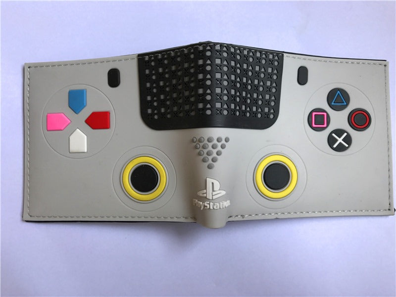 Portefeuille PS4, portefeuille manette de jeu PlayStation, modèle court