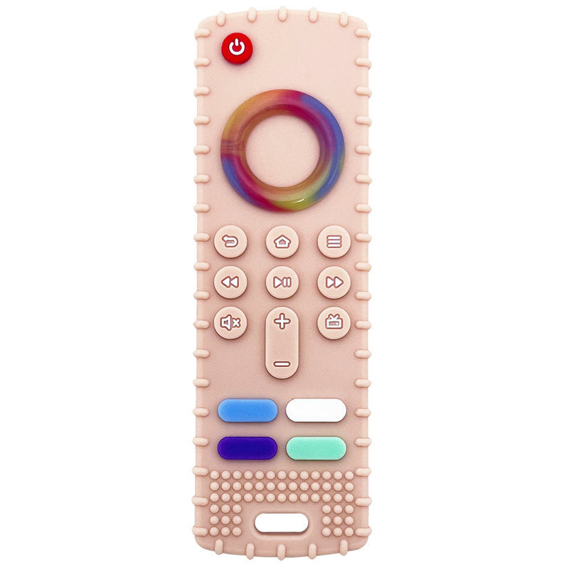 THEMEASHOP™ ENFANT-  bâtonnet de massage dentaire pour bébé avec télécommande, gel dentaire en silicone anti-aliments et barre de massage des mains.