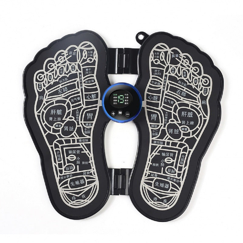 THEMEASHOP™ ÉPICERIE- Tapis de massage des pieds EMS en promotion, appareil de stimulation des points plantaires par impulsions.