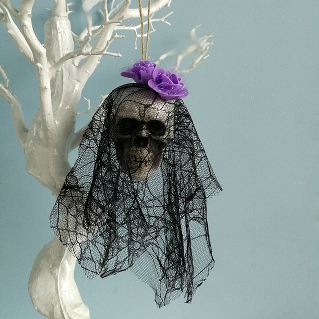 THEMEASHOP™- Halloween Scary Hanging Decor Pirates Corpse Skull Haunted House Bar Home Garden Decor Halloween Props Party Supplies Horror