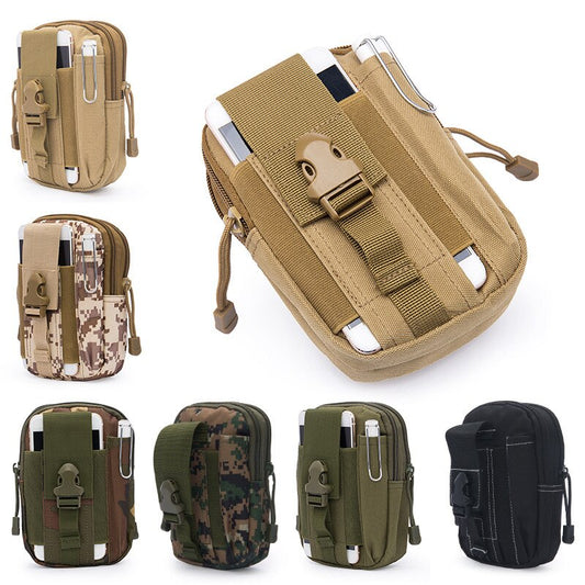 Sac banane homme, pochette étanche, ceinture militaire, système Molle, nylon, portefeuille pour téléphone portable, sac de voyage