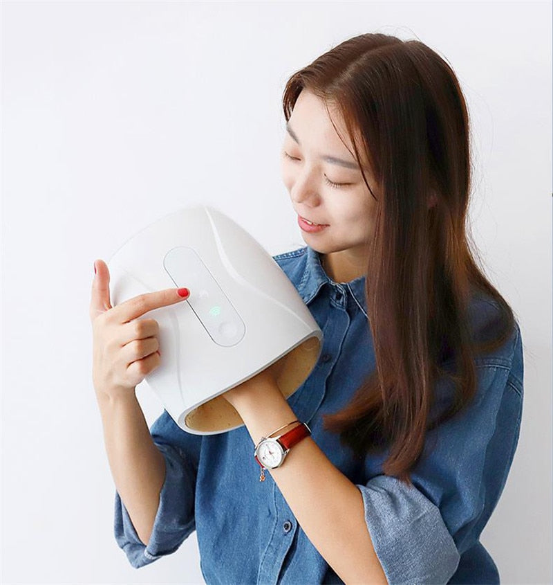 THEMEASHOP™ ÉPICERIE- Appareil de massage électrique pour les mains, paumes et doigts, points d'acupuncture, sans fil, avec pression d'air et compression thermique, pour la beauté des femmes.