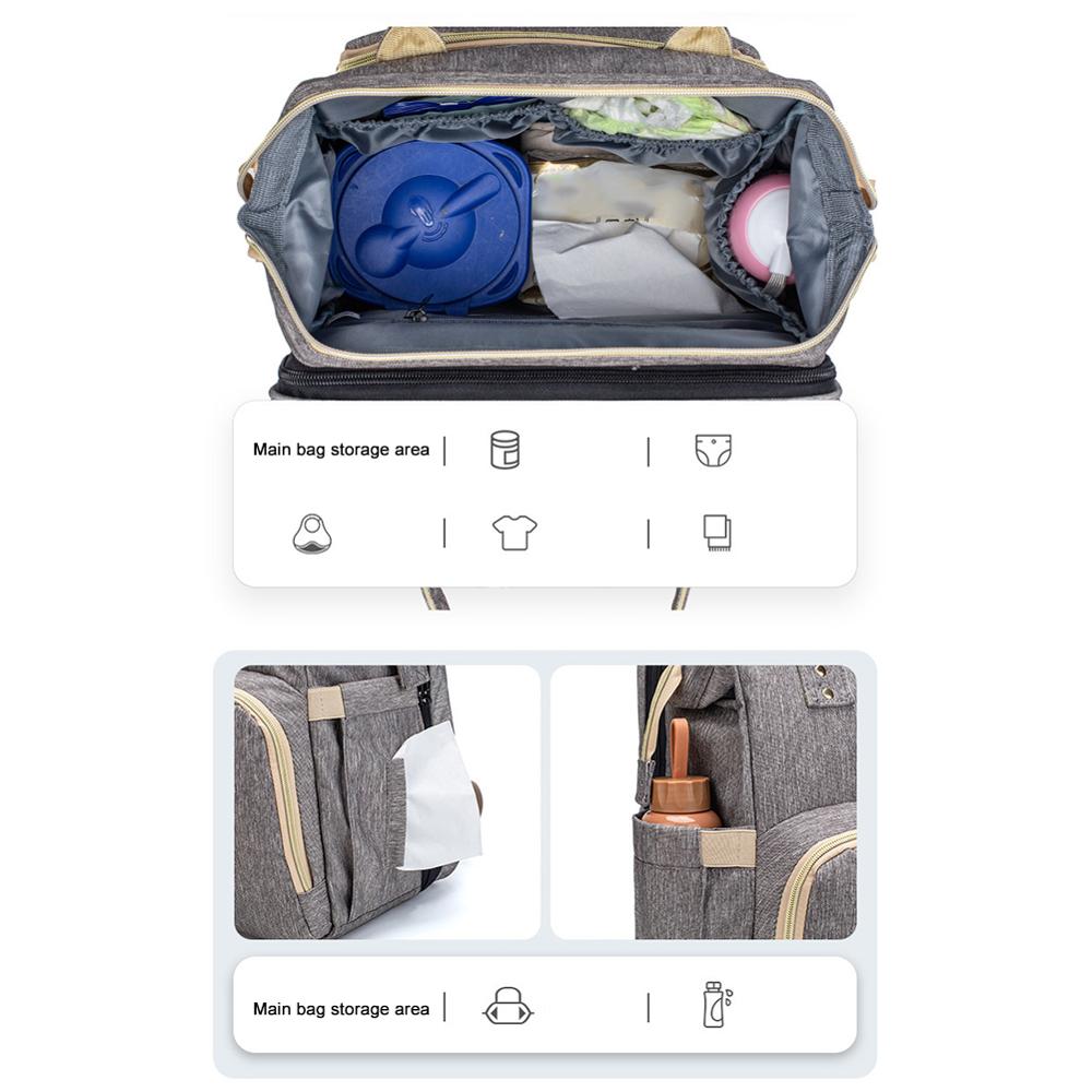 Backpack Convertible BAE'B - Sac de voyage confort bébé