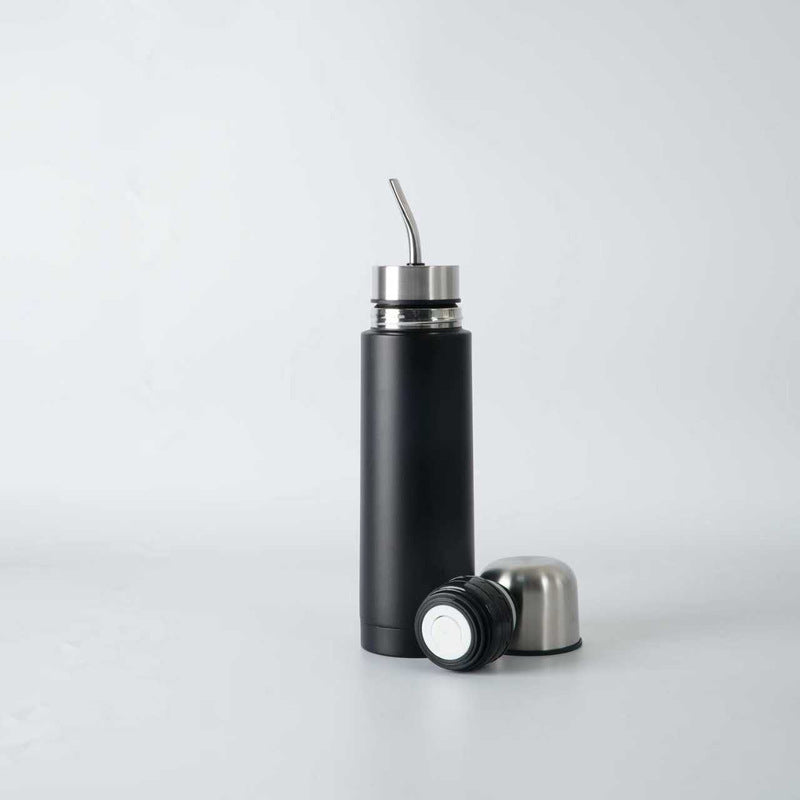 Mug de voyage pour maté d'Amérique du Sud - Paille filtrante brésilienne, bouteille isotherme type « bullet », kit de voyage 3 en 1 pour maté
