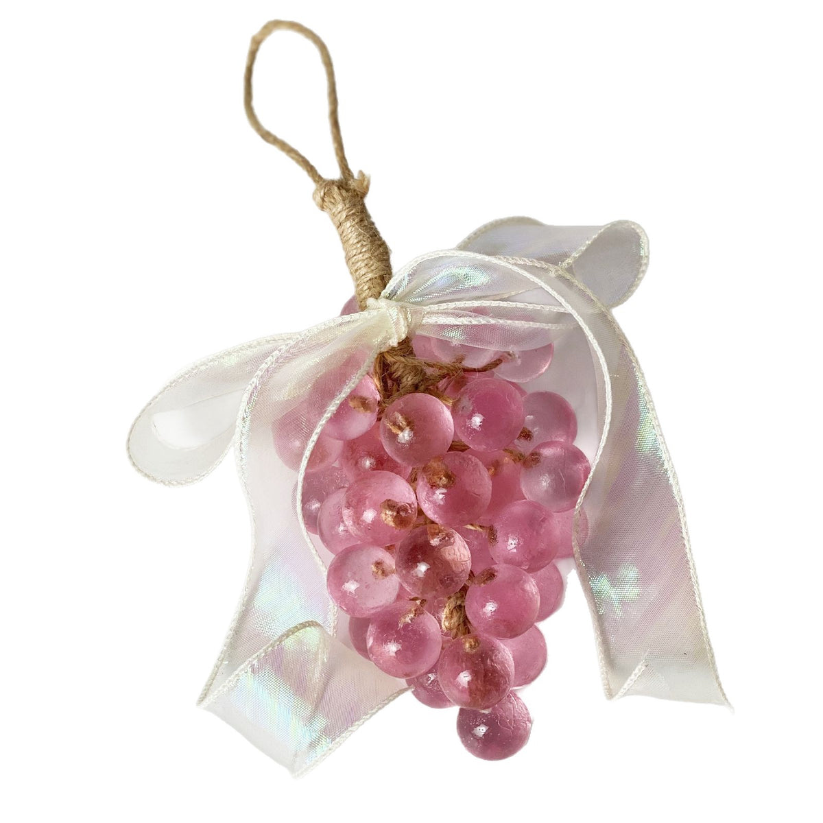 Coffret cadeau de savon transparent en cristal au raisin, savon artisanal parfumé aux grappes de raisin, décoration suspendue pour l'aromathérapie, savon pour les mains, cadeau idéal