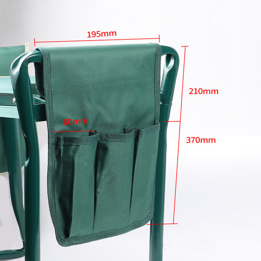 THEMEASHOP™ EXTÉRIEUR-  Tabouret de jardin à genoux avec grand ensemble d'outils, tabouret pliant de jardin, coussin de jardin en EVA