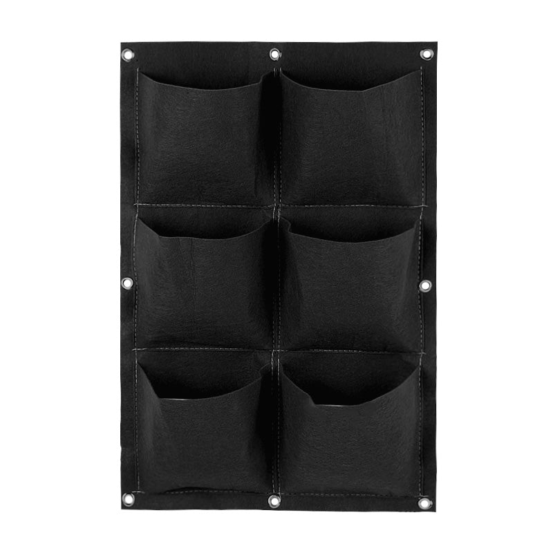 THEMEASHOP™ EXTÉRIEUR- Sacs de plantation muraux 4/9/18/49/72 poches, jardinière verte pour potager vertical, sac de culture pour légumes, fournitures pour la maison