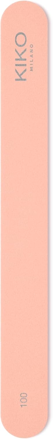 KIKO Milano Nail File Professional, Lime Professionnelle Pour Faux Ongles, Double Grain 100/180