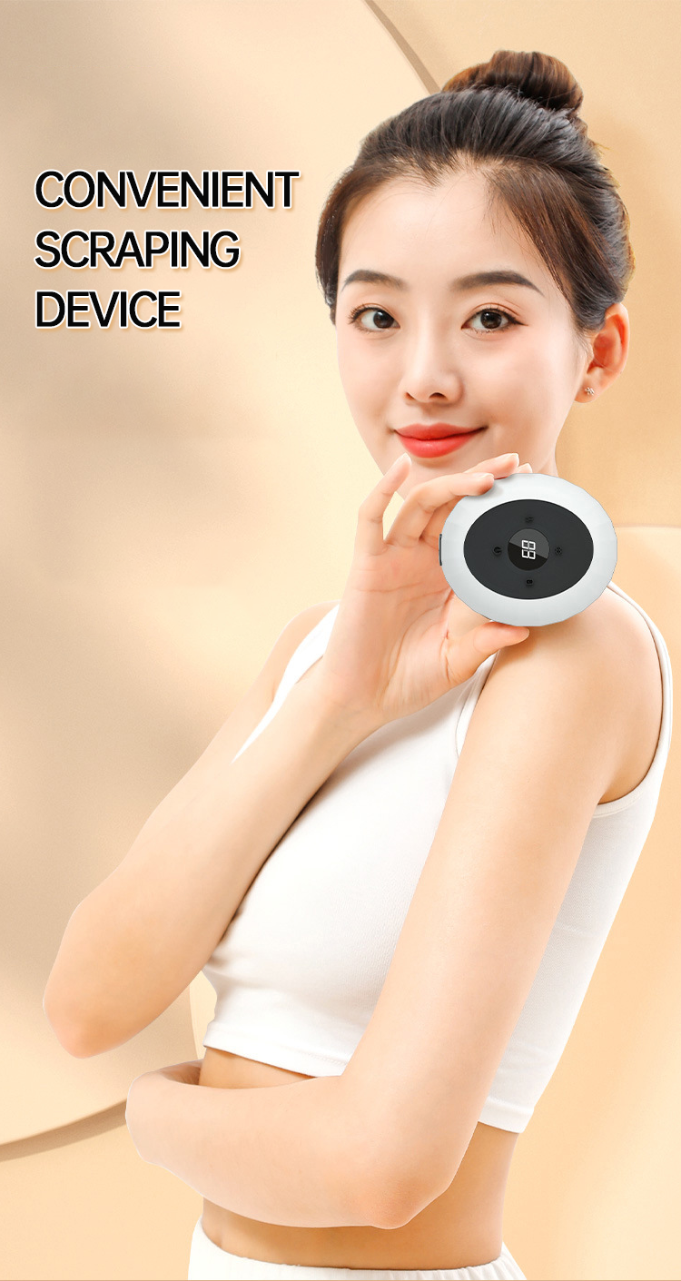 THEMEASHOP™ ÉPICERIE- Appareil de ventouses électrique intelligent à 12 niveaux, sans fil, pour usage domestique. Drainage indolore des méridiens. Soins de santé