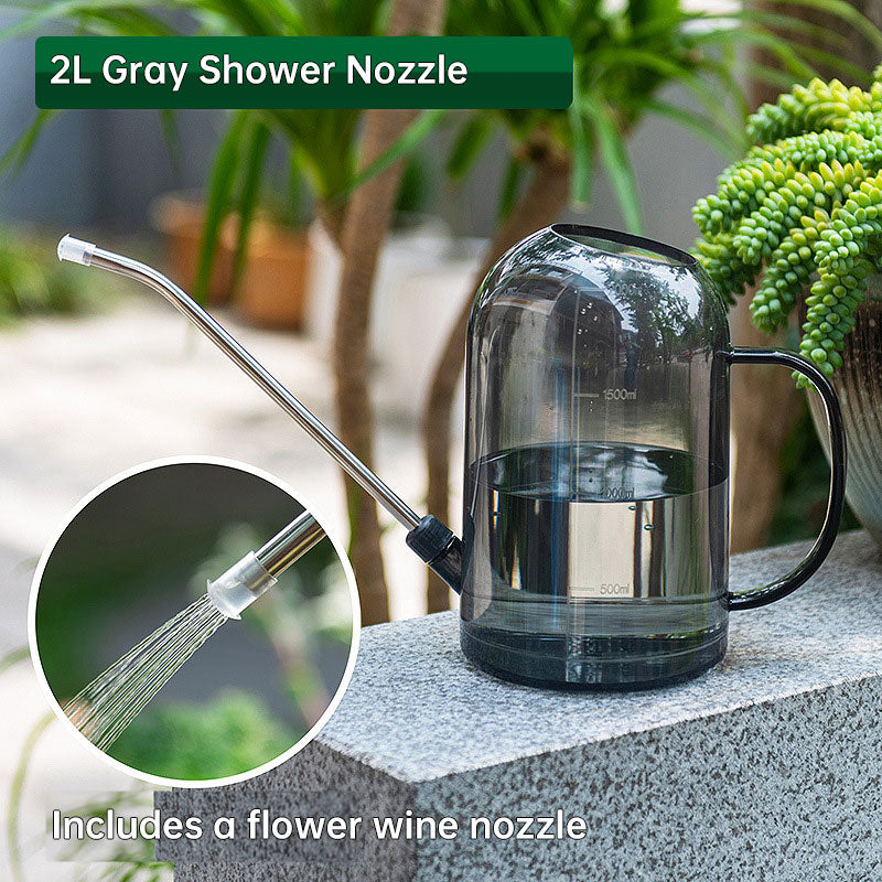 ESTHEMEA HOME- Arrosoir de jardin neuf de 1,5 L, arrosoir amovible de grande capacité, en acier inoxydable avec long bec verseur, accessoires de jardinage pour la maison.
