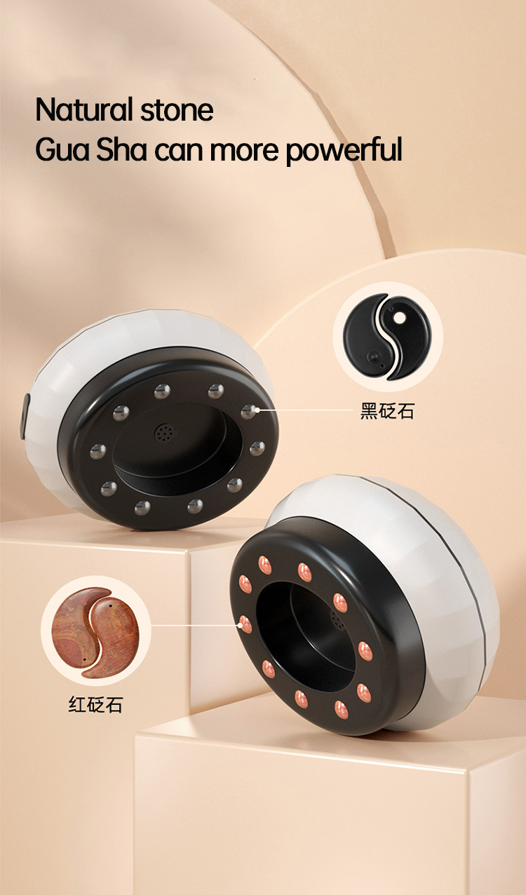 THEMEASHOP™ ÉPICERIE- Appareil de ventouses électrique intelligent à 12 niveaux, sans fil, pour usage domestique. Drainage indolore des méridiens. Soins de santé