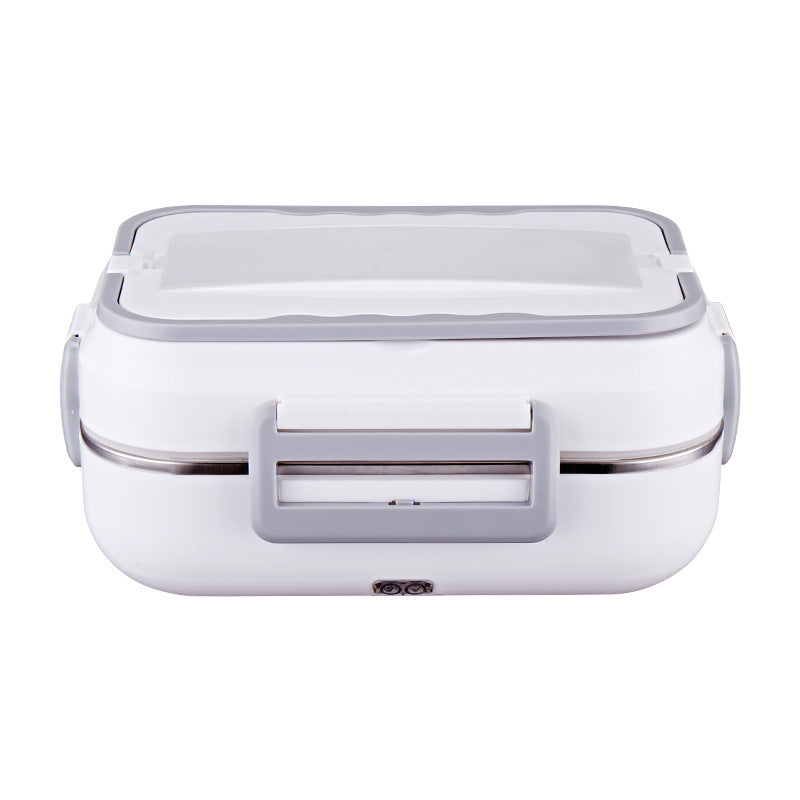 ESTHEMEA HOME- Ensemble de cuisine 1,5 L avec chauffe-plats et boîte à lunch électrique portable en acier inoxydable, contenant isotherme pour voiture ou camion.