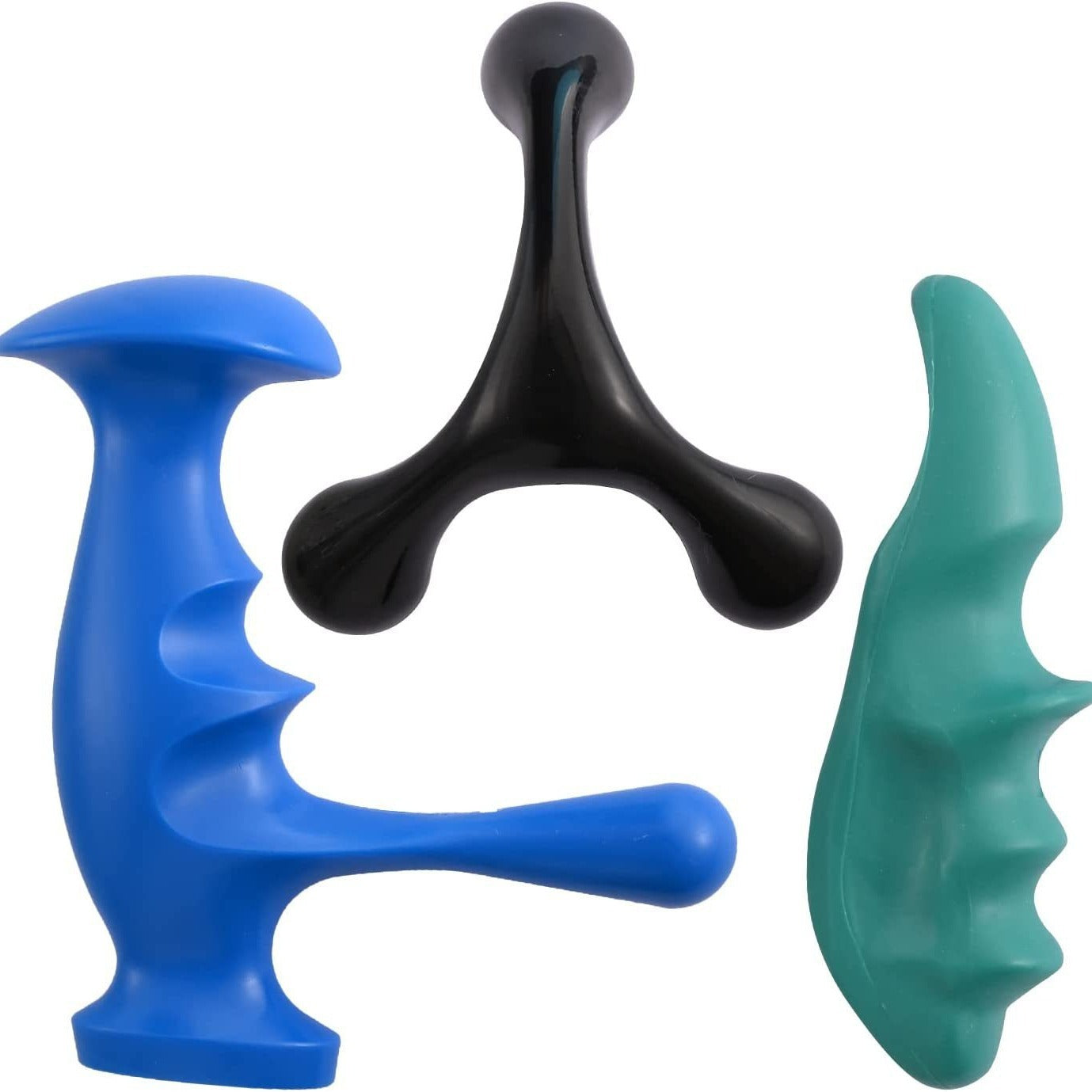THEMEASHOP™ ÉPICERIE-  Ensemble de trois masseurs pour les pieds comprenant un pistolet de massage pour les points d'acupuncture et un masseur pour les pouces