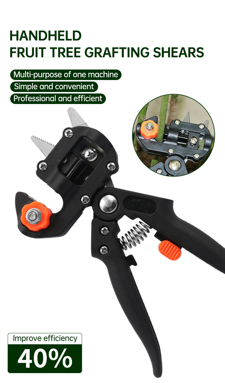 ESTHEMEA HOME - Sécateur, ciseaux, outil de vaccination pour arbres fruitiers, coupe-greffes multifonction, outils de jardinage