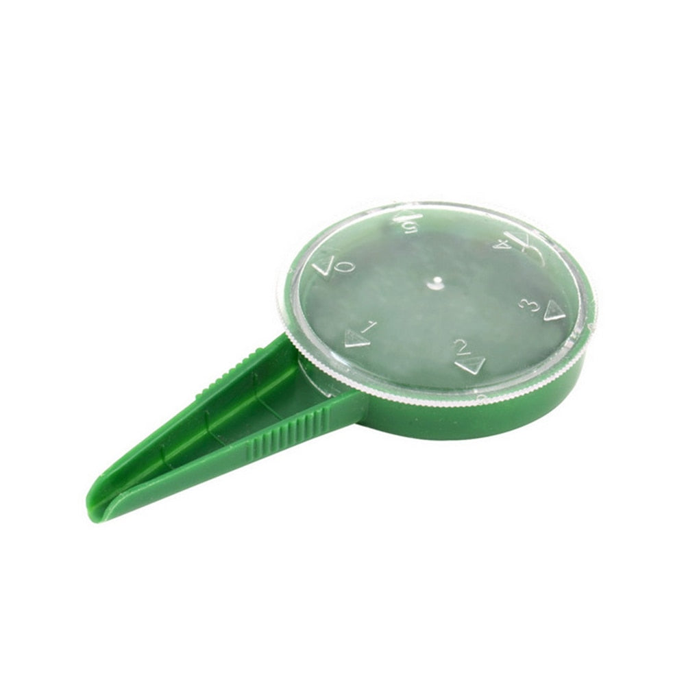 THEMEASHOP™ EXTÉRIEUR - Semoir à graines 5 niveaux réglable, semoir manuel pour fleurs et gazon, outil de jardinage multifonction