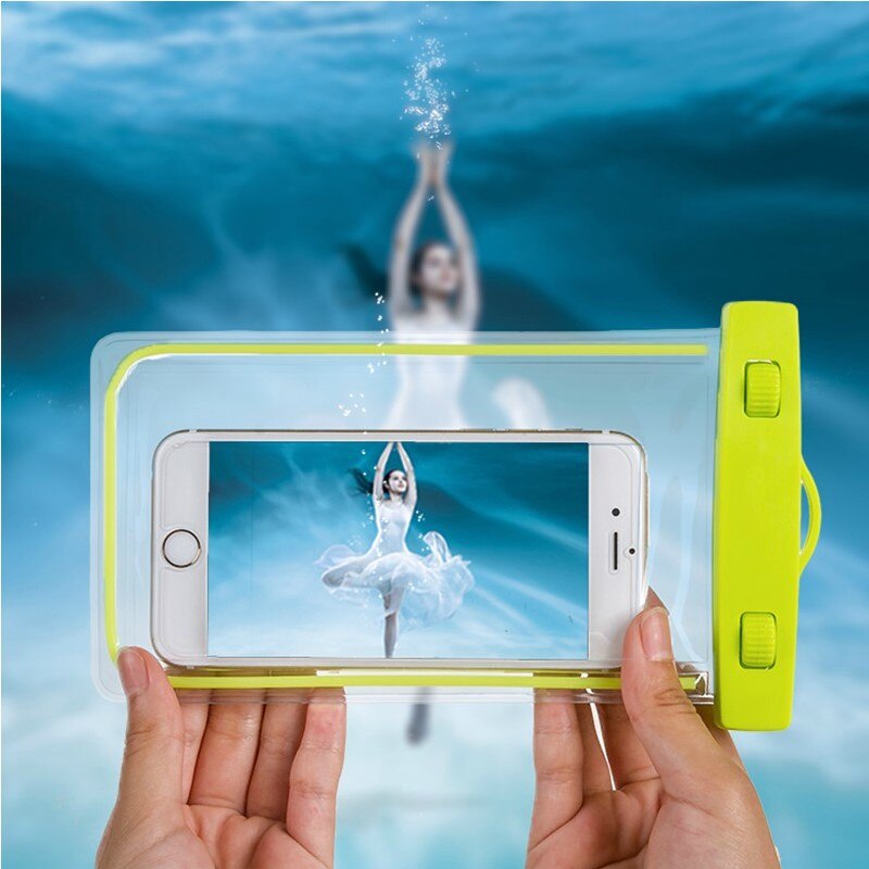 THEMEASHOP™ EXTÉRIEUR-  Waterproof Case for Samsung Galaxy s8 J5 s4 s5 s6 s7 Grand Prime Case Underwater Luminous Pouch Cas