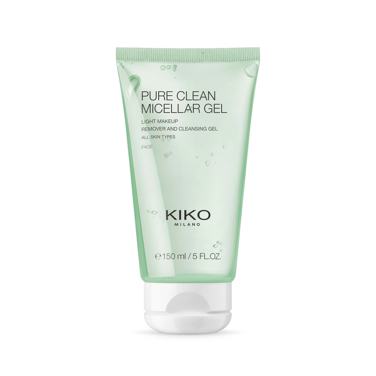 KIKO Milano Pure Clean Wipes Mini, Lingettes Démaquillantes Visage, Contour Des Yeux Et Lèvres Au Format Mini