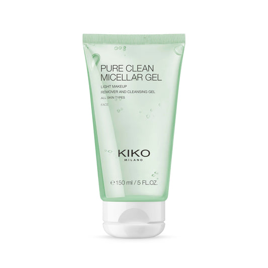 KIKO Milano Pure Clean Wipes Mini, Lingettes Démaquillantes Visage, Contour Des Yeux Et Lèvres Au Format Mini