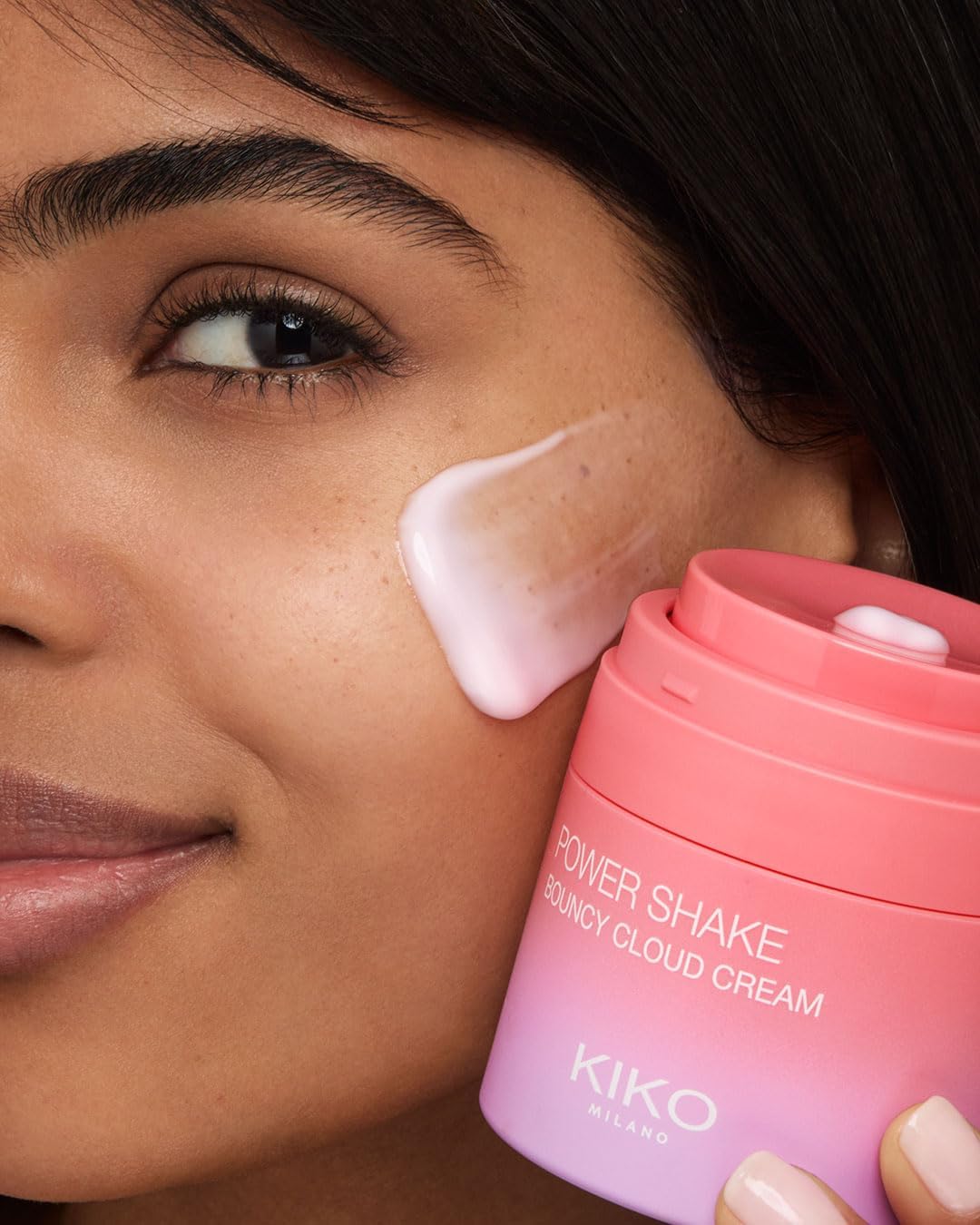 KIKO Milano Power Shake Bouncy Cloud Cream, Crème Gel Visage Hydratante Et Illuminatrice