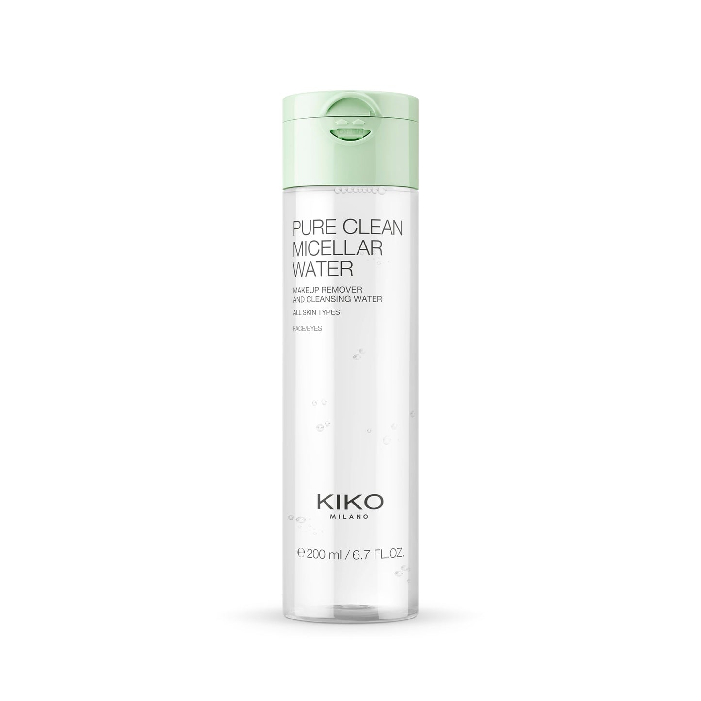 KIKO Milano Pure Clean Wipes Mini, Lingettes Démaquillantes Visage, Contour Des Yeux Et Lèvres Au Format Mini