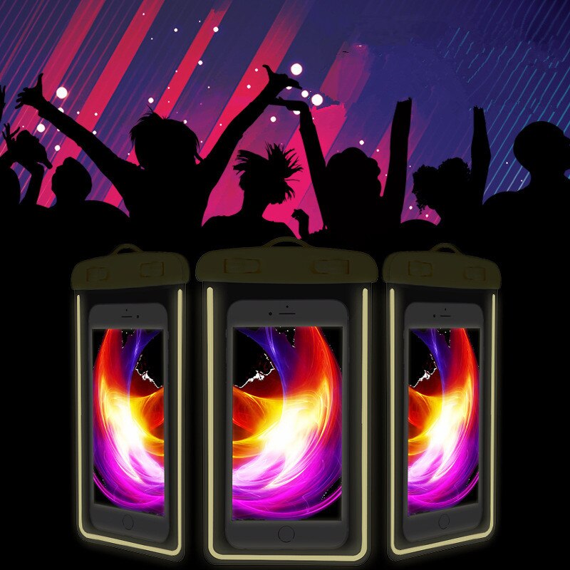 THEMEASHOP™ EXTÉRIEUR-  Waterproof Case for Samsung Galaxy s8 J5 s4 s5 s6 s7 Grand Prime Case Underwater Luminous Pouch Cas