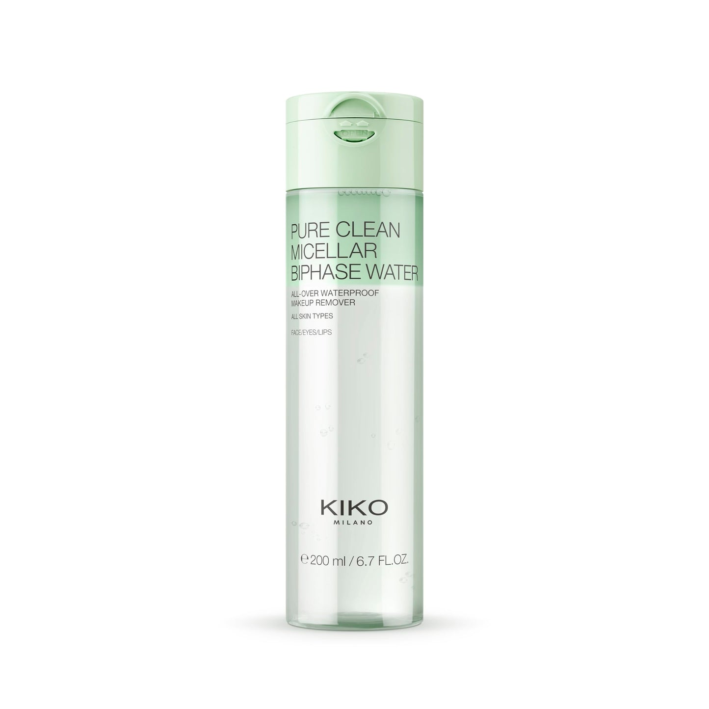 KIKO Milano Pure Clean Wipes Mini, Lingettes Démaquillantes Visage, Contour Des Yeux Et Lèvres Au Format Mini