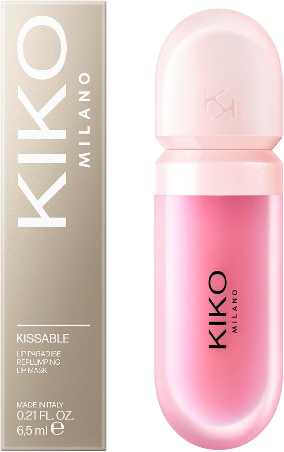 KIKO Milano Kissable Lip Paradise Replumping Lip Mask, Masque Hydratant Et Repulpant Pour Les Lèvres