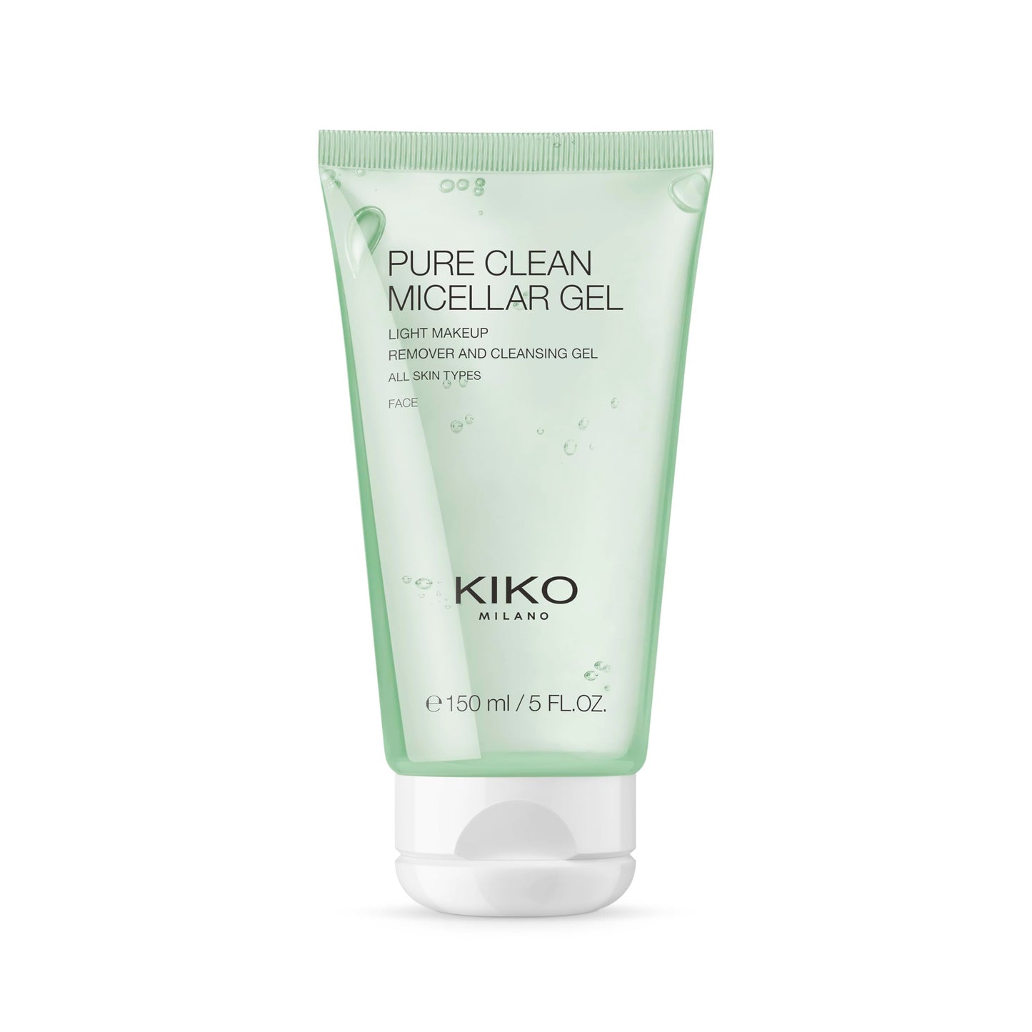 KIKO Milano Pure Clean Wipes Mini, Lingettes Démaquillantes Visage, Contour Des Yeux Et Lèvres Au Format Mini