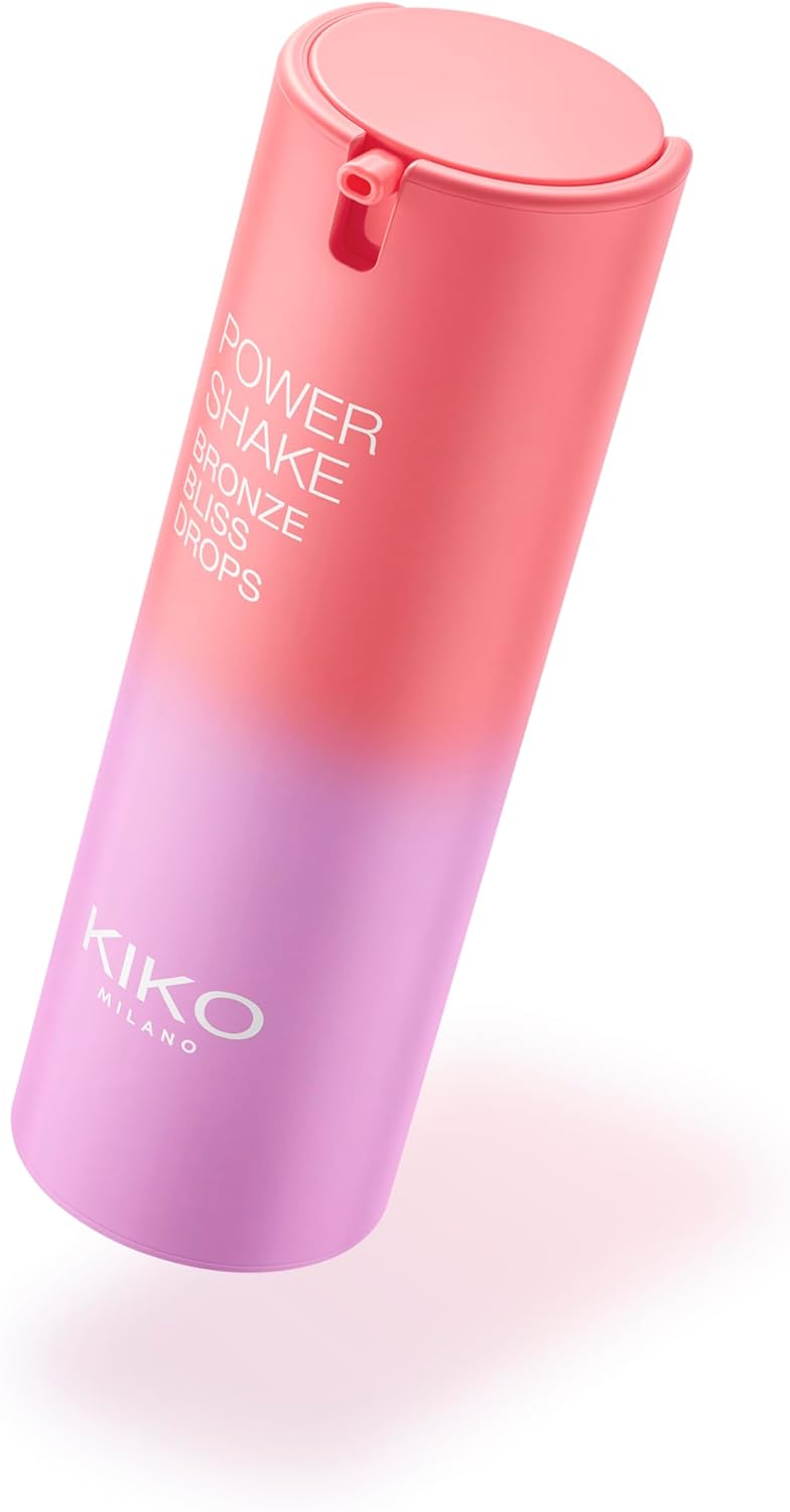 KIKO Milano Power Shake Bronze Bliss Drops, Gouttes Hydratantes Pour Le Visage Effet Bronzage Doré