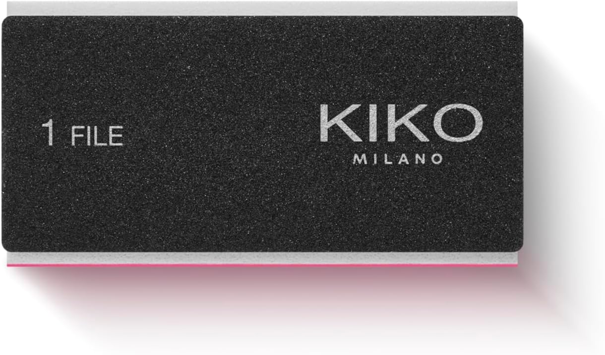KIKO Milano 4 Steps Nail Buffer, Polissoir 4-En-1 Pour Modeler, Limer, Lisser Et Faire Briller Les Ongles