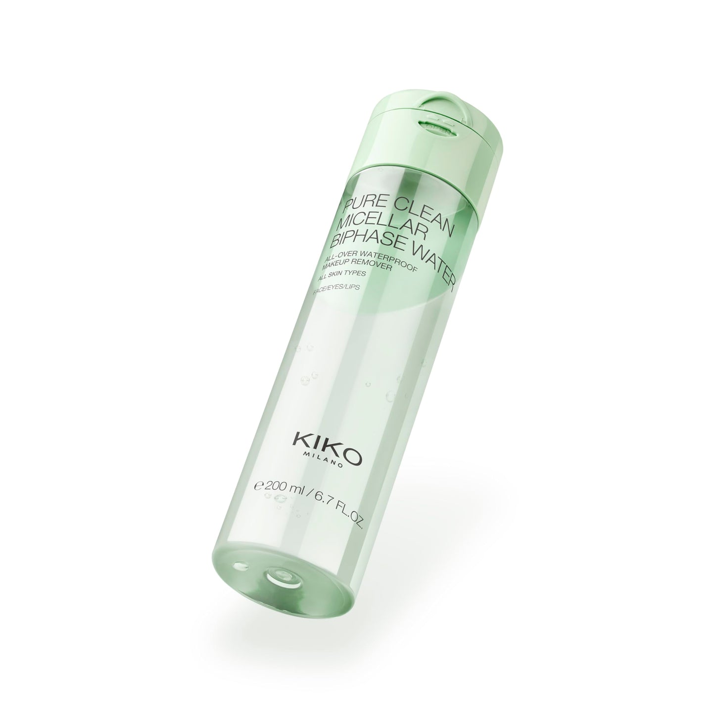 KIKO Milano Pure Clean Wipes Mini, Lingettes Démaquillantes Visage, Contour Des Yeux Et Lèvres Au Format Mini