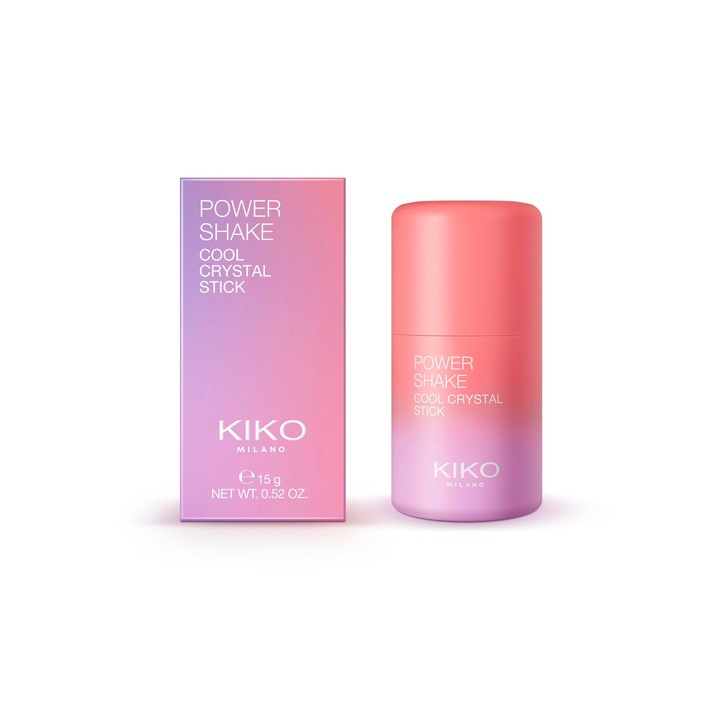 KIKO Milano Power Shake Cool Crystal Stick, Stick Visage Et Contour Des Yeux