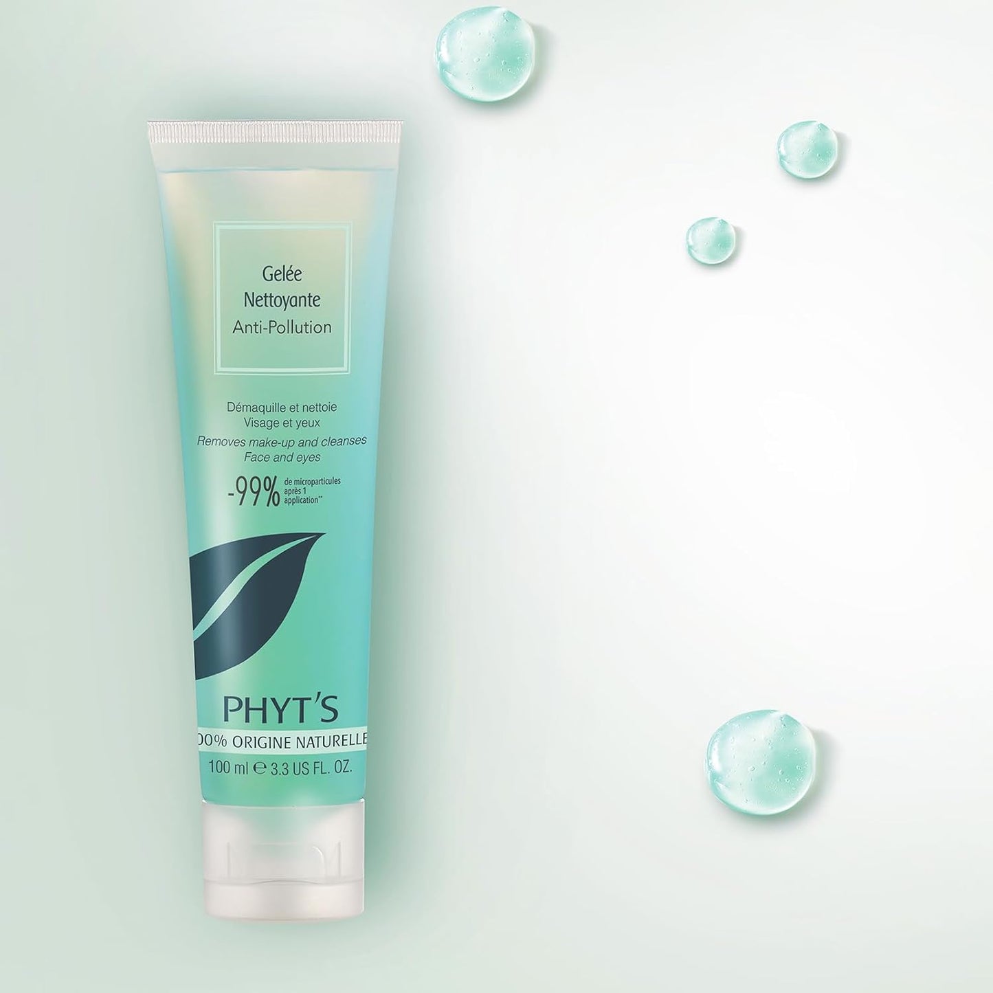 Anti-Pollution Cleansing Jelly by Phyts for Women - 3.3 oz Cleanser