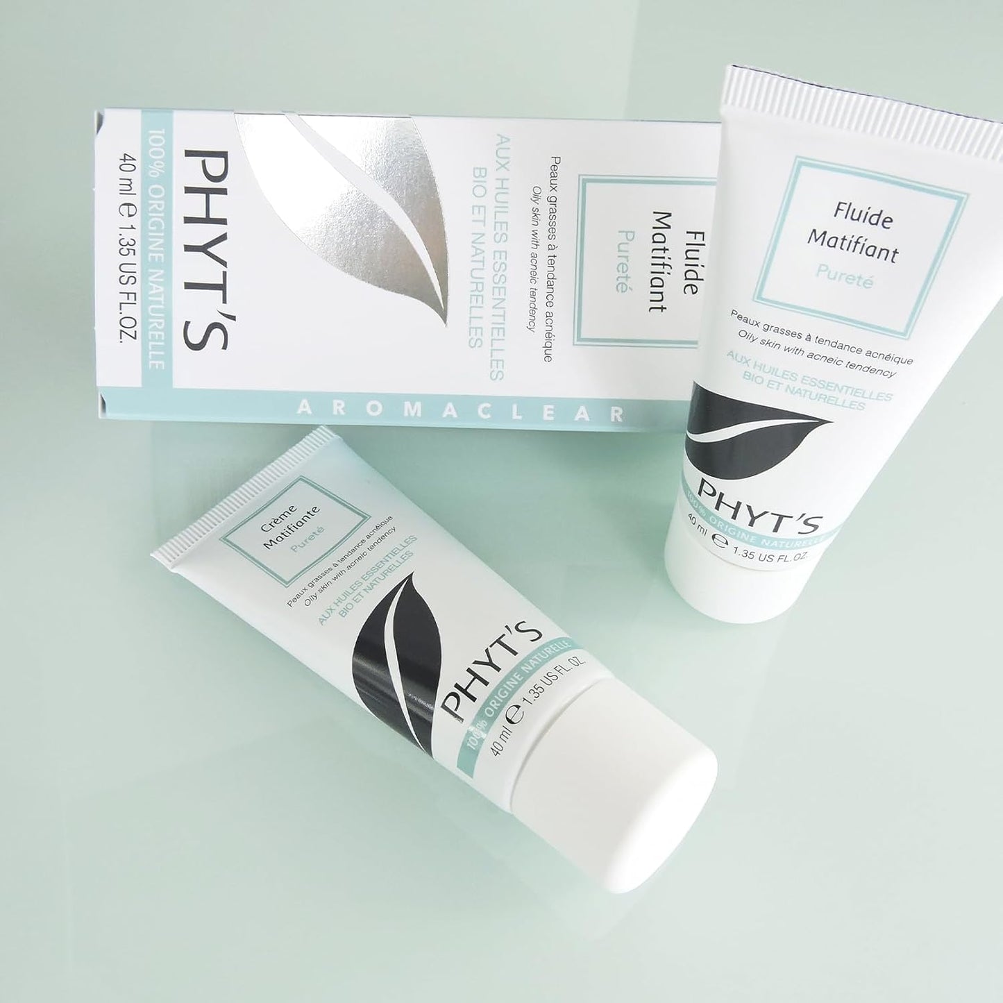 Purity Mattifying Fluid by Phyts for Women - 1.35 oz Treatment