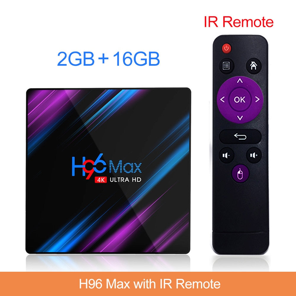 Purple Rain Design Smart Android TV Box