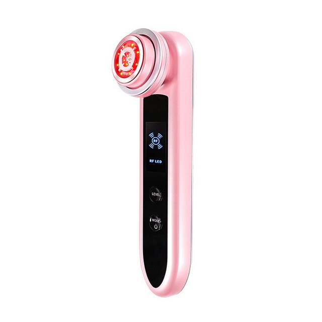 THEMEASHOP™ ÉPICERIE- Soin du visage par EMS RF : nettoyant, raffermissant, liftant, appareil de massage beauté à radiofréquence LED photonique pour le rajeunissement cutané et l'anti-rides