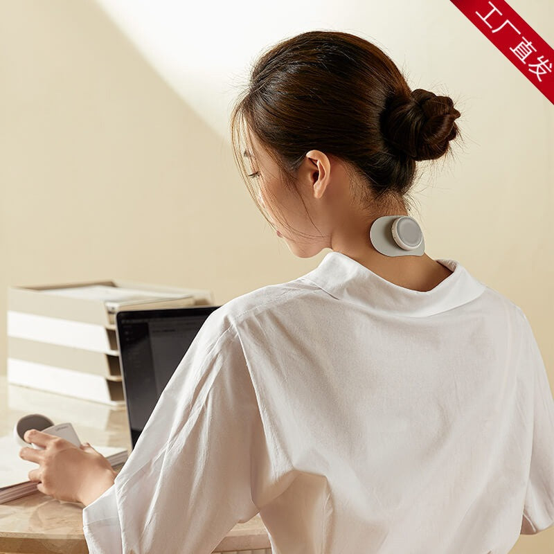 THEMEASHOP™ ÉPICERIE- Appareil de massage YouPin Leravan Magic Massage Stickers TENS à impulsions électriques pour une relaxation musculaire complète du corps, avec étui de chargement 450 mAh