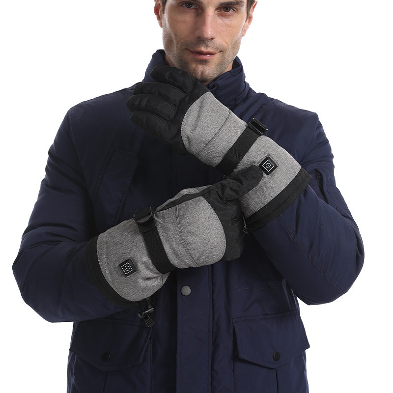 THEMEASHOP™  HOMME - Gants chauffants intelligents à contrôle de température, rechargeables par USB, pour le ski et le cyclisme en extérieur.